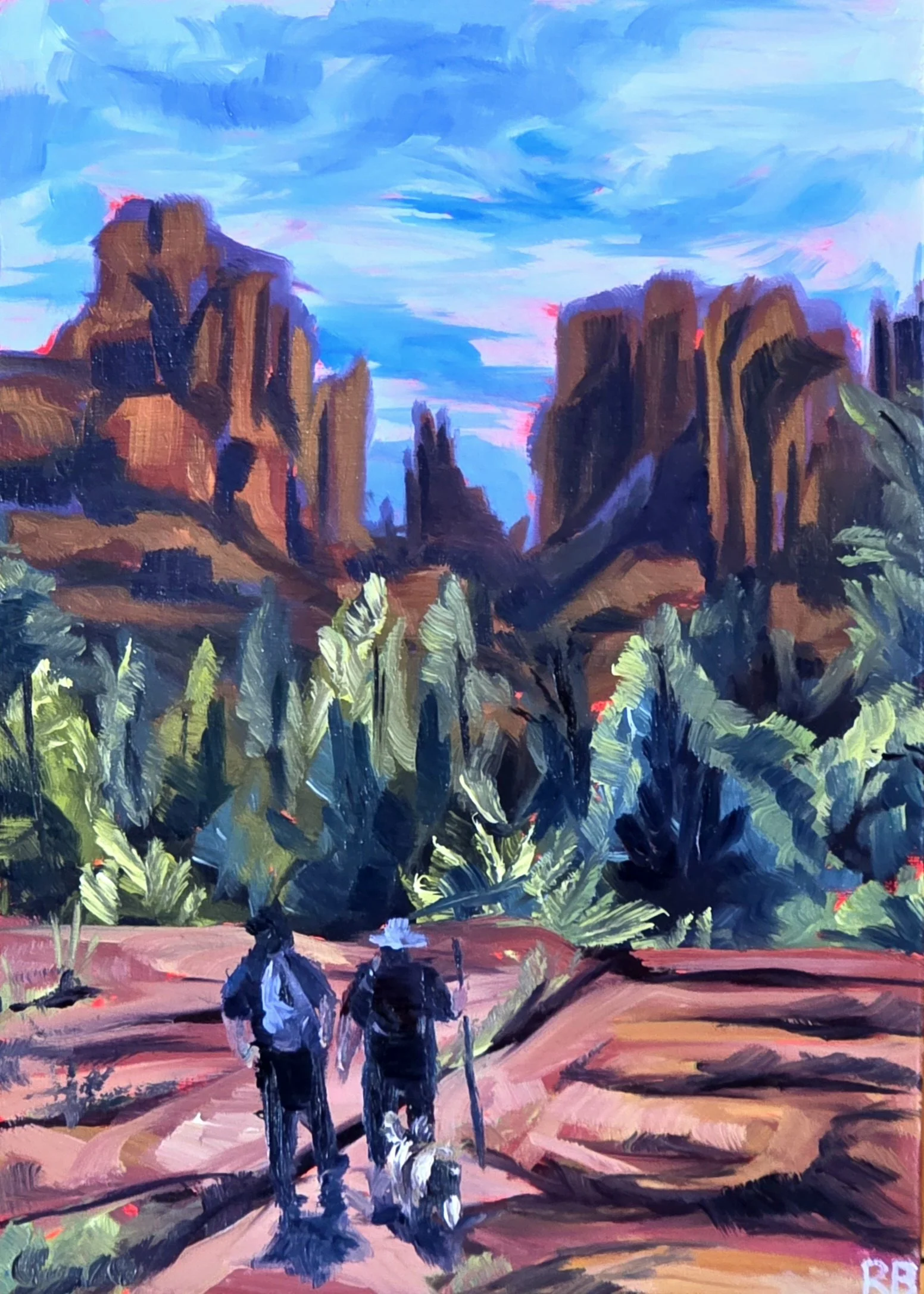 Oil on board 5"x7", 2025