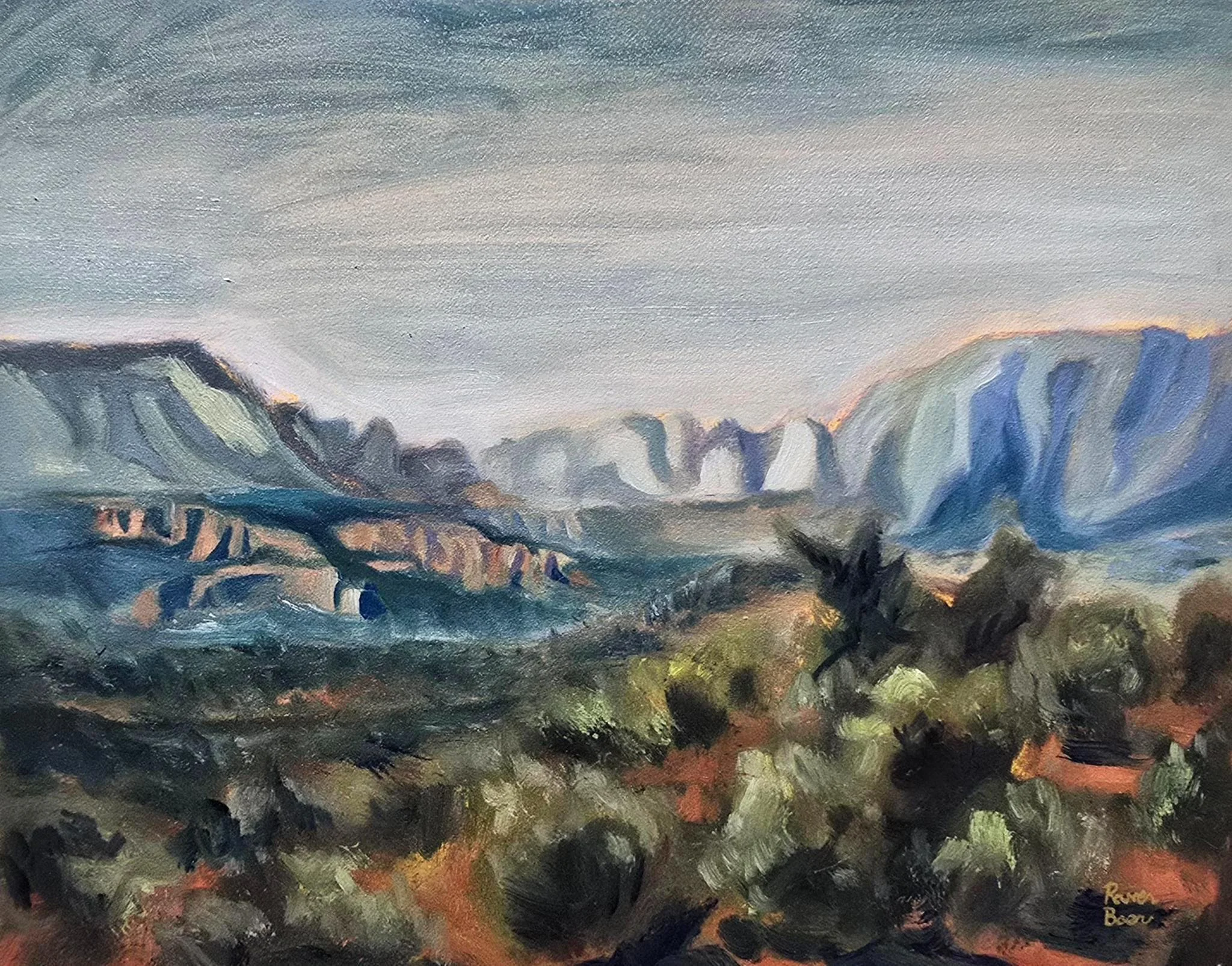 "Cultural Park Trailhead, Sedona" 
March 2026
Oil on board
8”x10”
