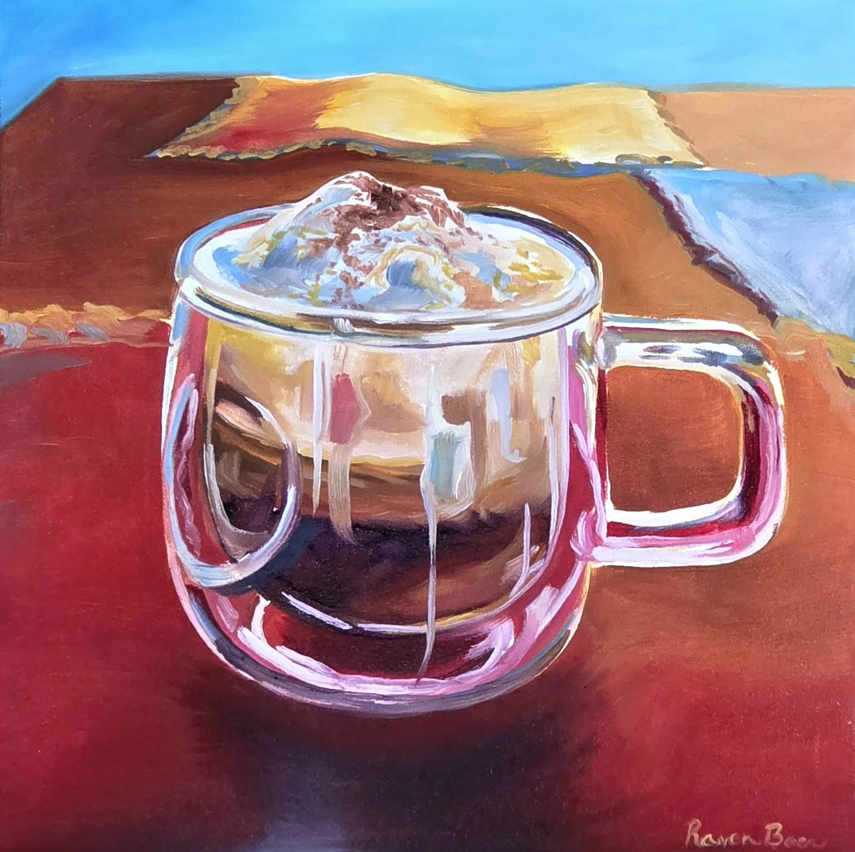 Oil on board 8"x8", 2025-2026