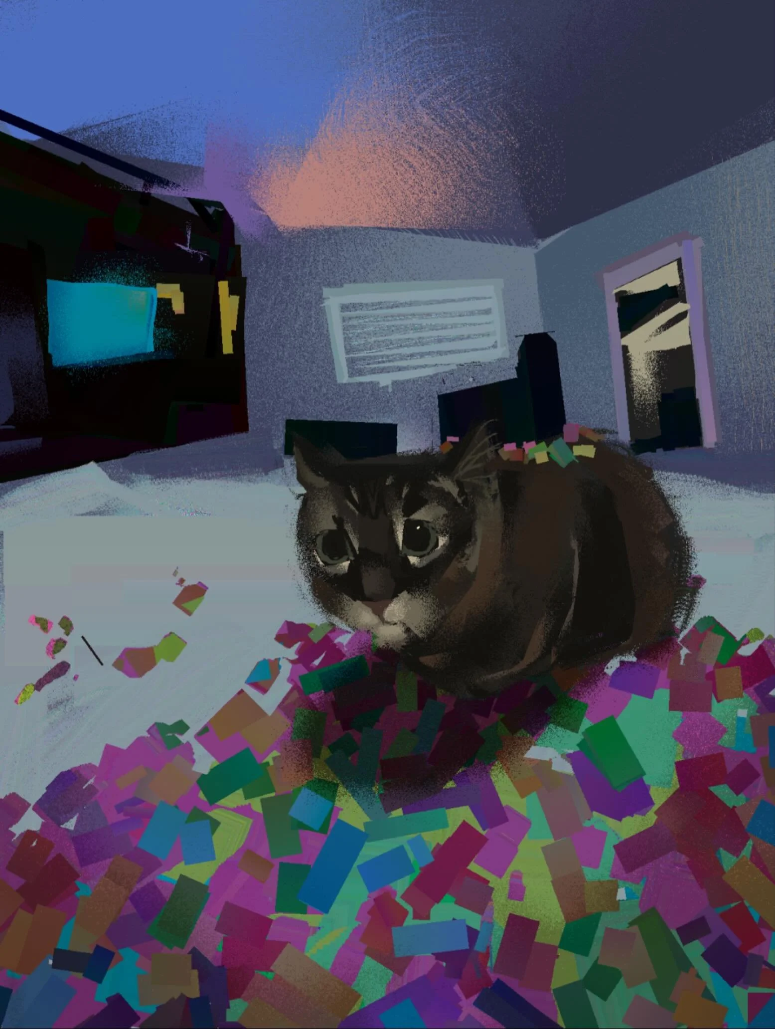 Miss Addie on New Years for Heavyjan 02

#heavyjan2026 #heavyjan #heavypaint #digitalart #digitalpainting