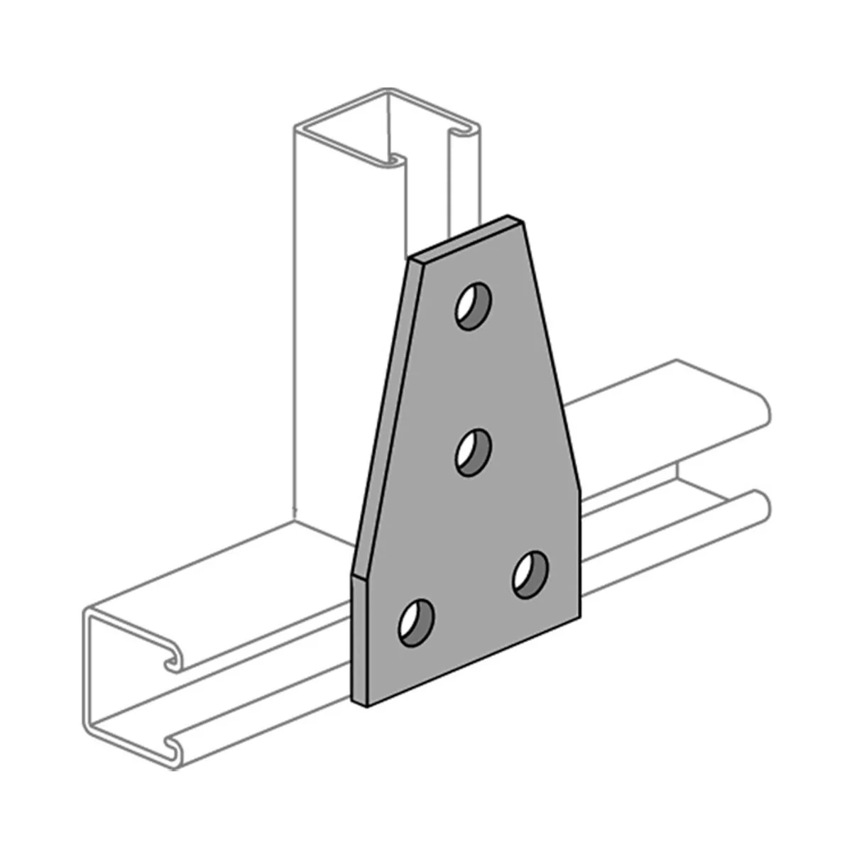 4-Hole Gusset Plate