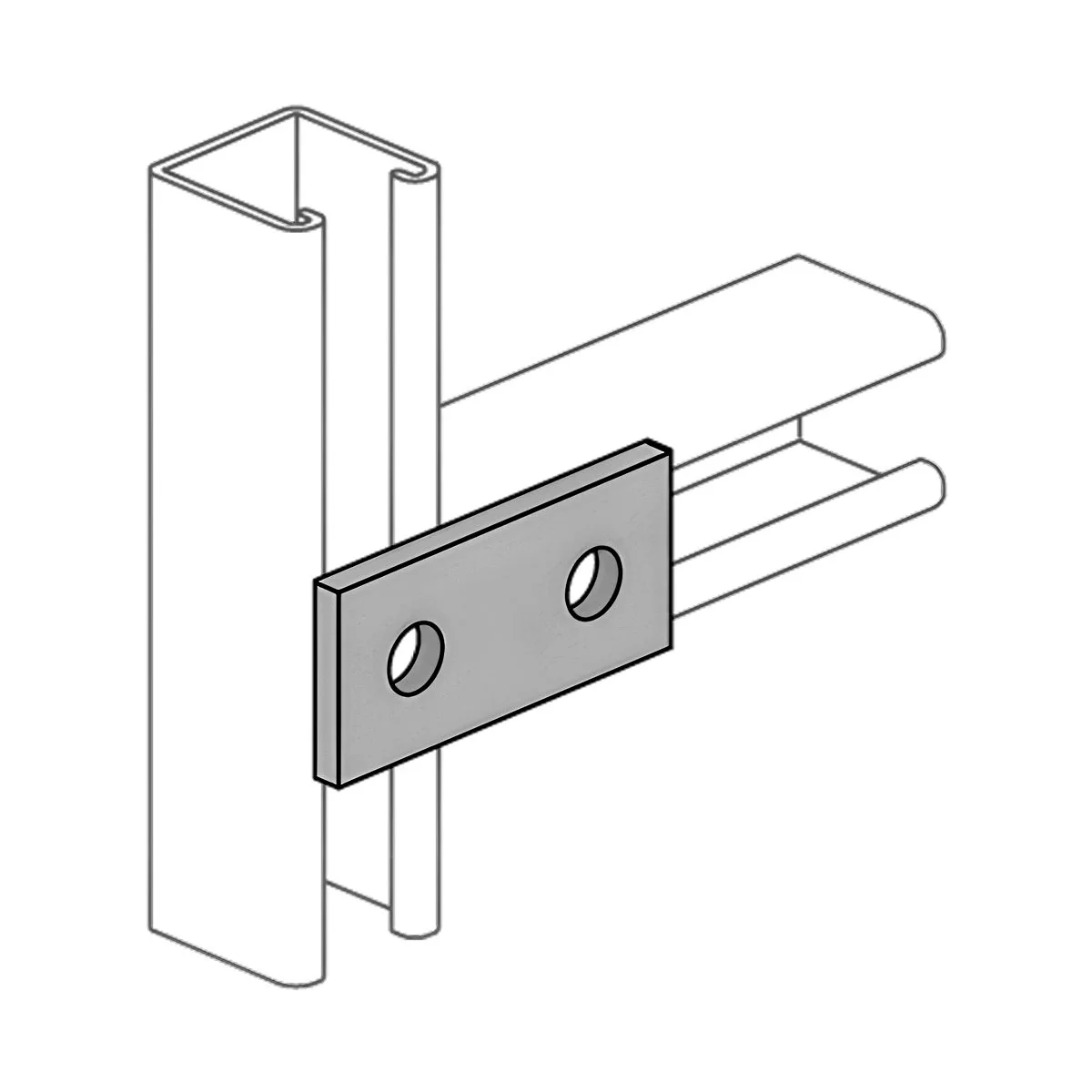 2-Hole Splice Plate