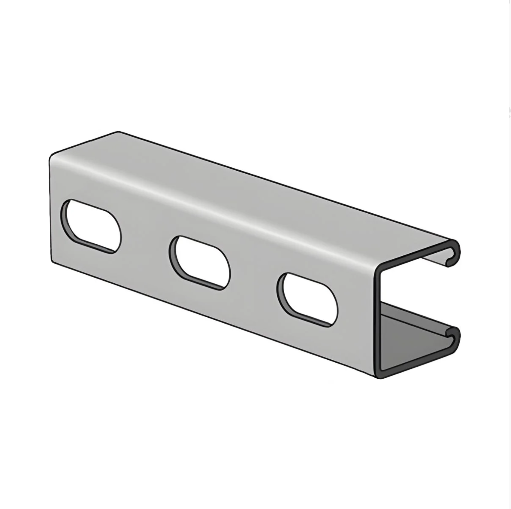 1-5/8" x 1-5/8" "Deep" - Half Slot (SS)