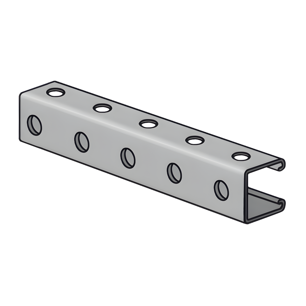 1-5/8" x 1-5/8" "Deep" - Round Holes