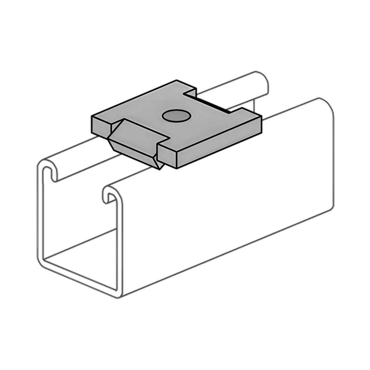 Square Washer With Guide