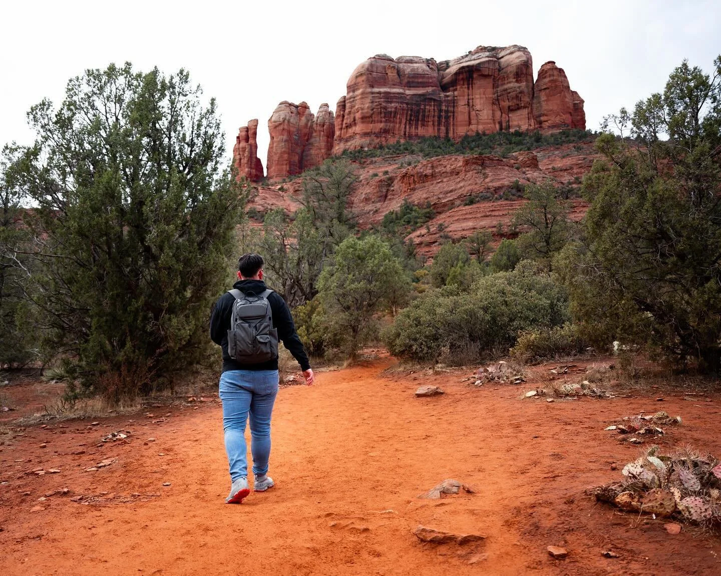 >From the archives<

Feb 3, 2021

We were on Day 6 of our MiniMoon (Roadtrip from Death Valley to Sedona to Joshua Tree). We did a bunch of research on the hike up Cathedral Rock. And it was the toughest hike we&rsquo;d ever done. There&rsquo;s