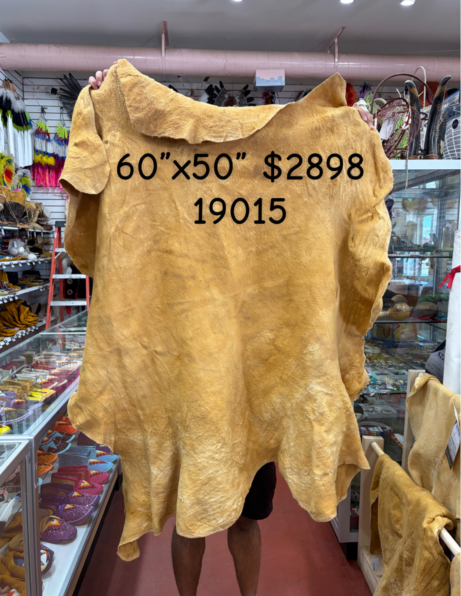 Traditionally Smoked Moose Hide