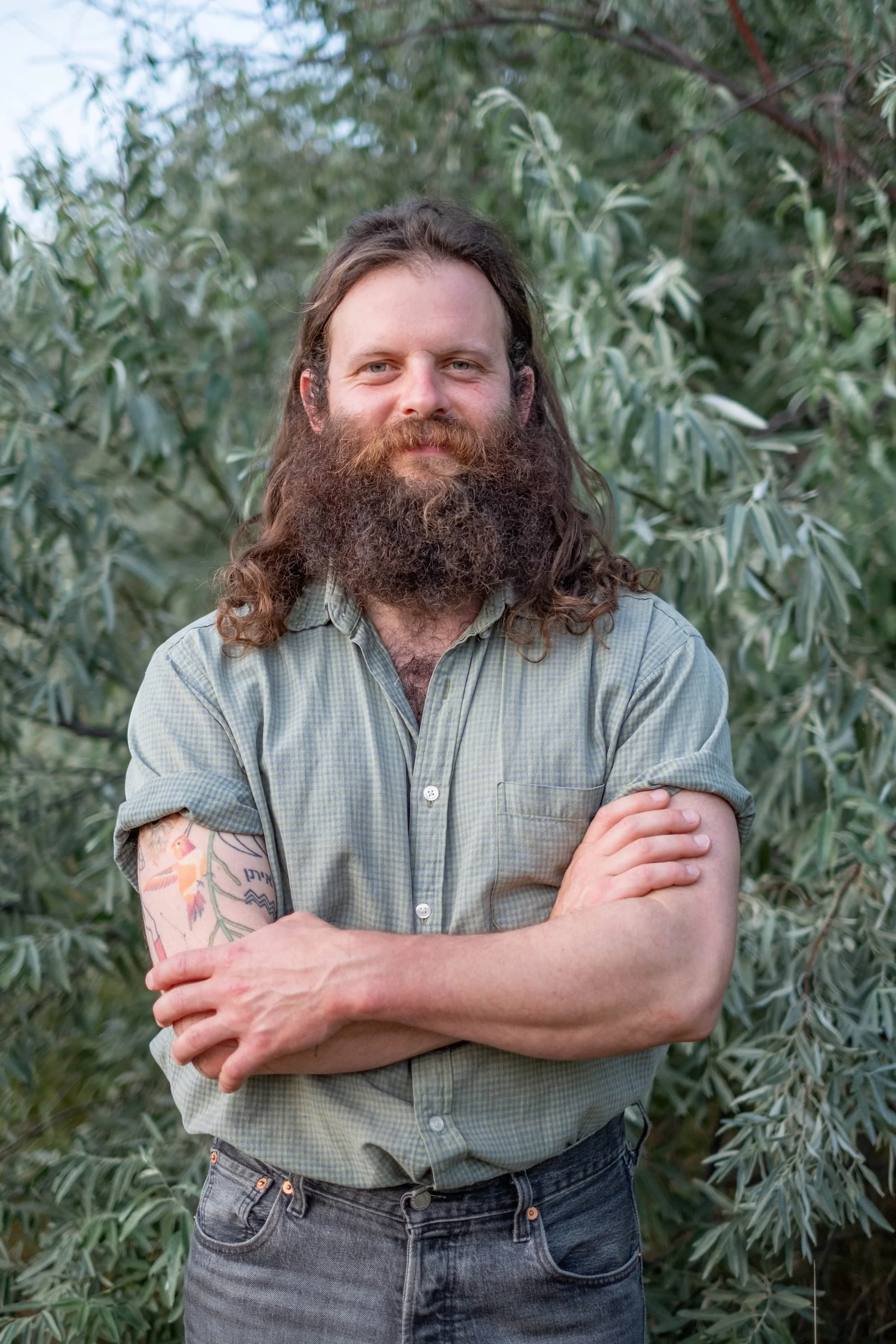 portrait of ethan jones in front of sage brush