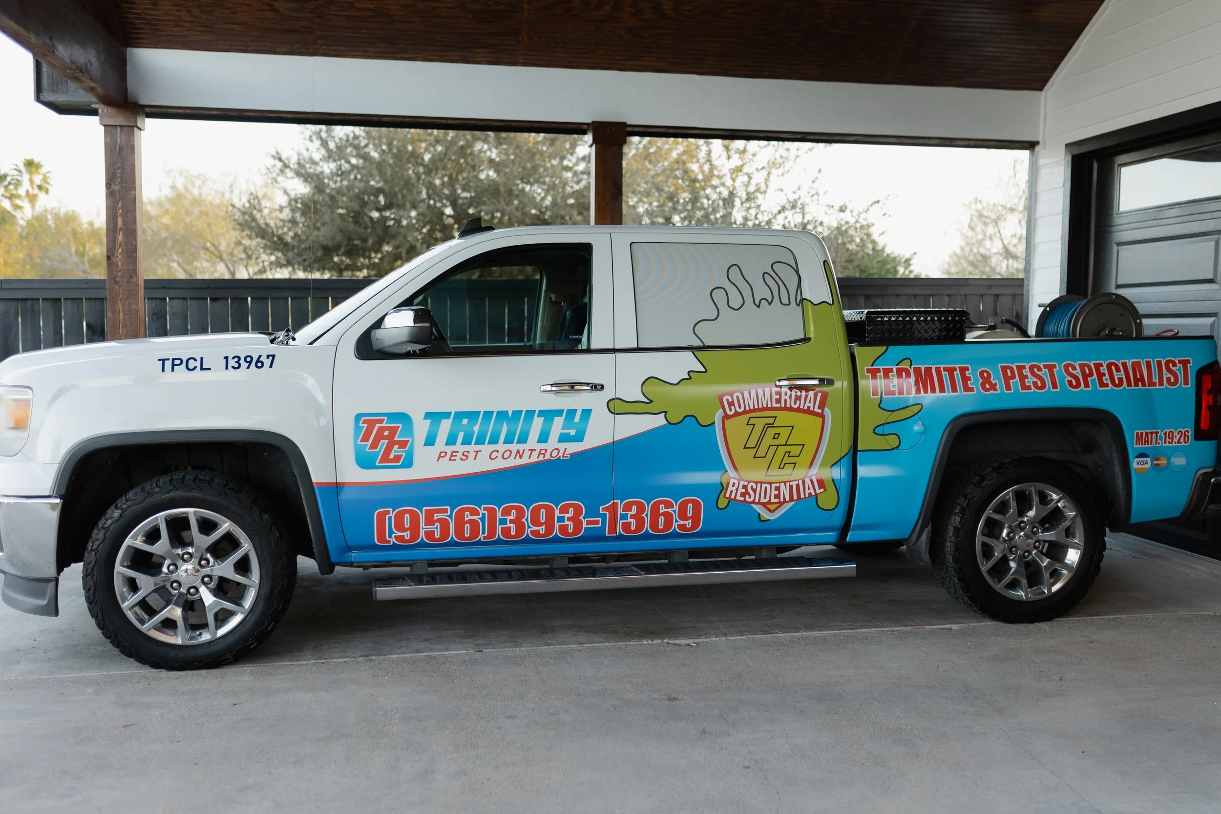 Trinity Pest Control Service Vehicle