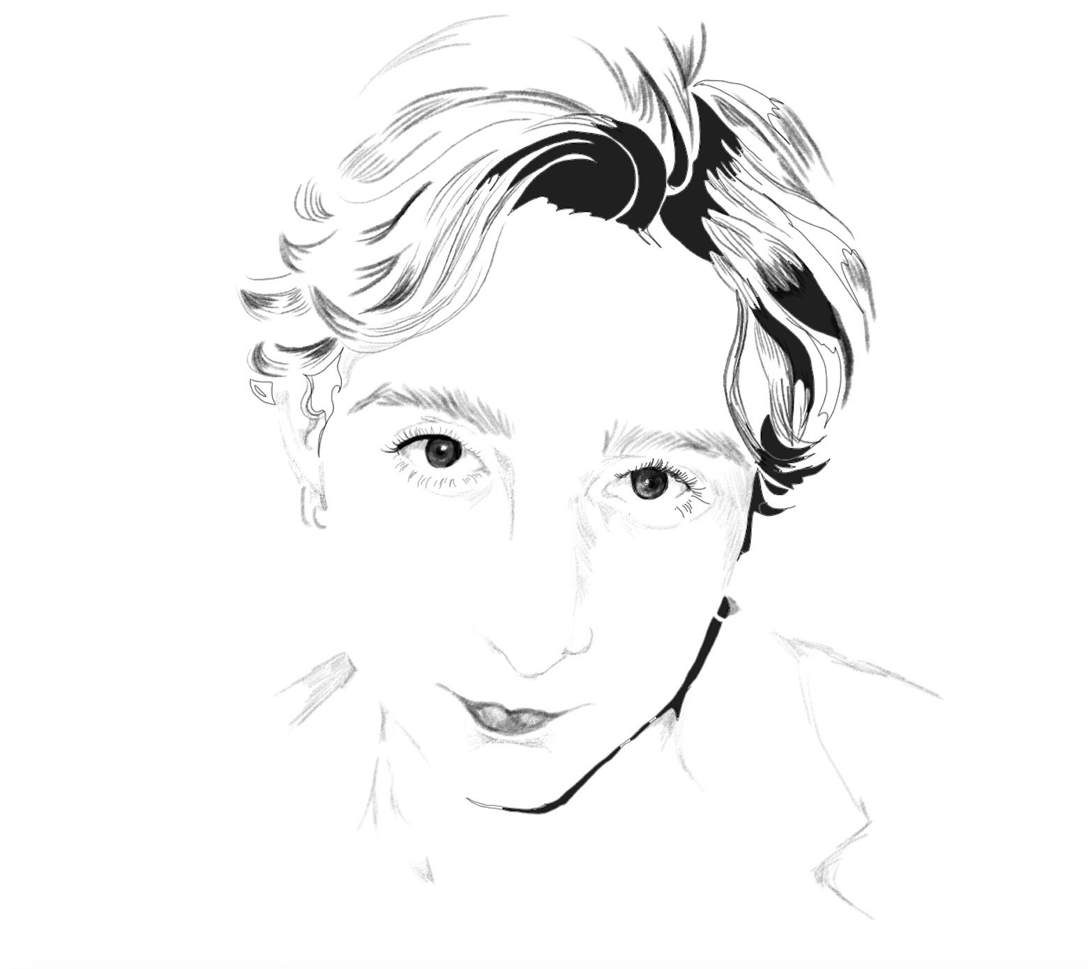 Adobe Illustrator Portrait Study (2/4) - Digital and 3D Art