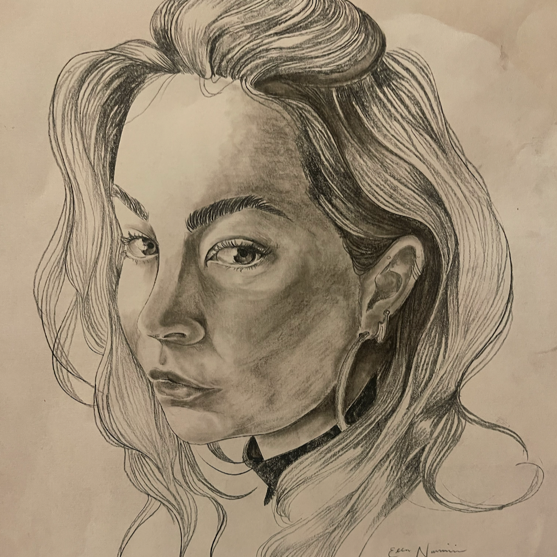 Portrait (charcoal)- Illustration 2024