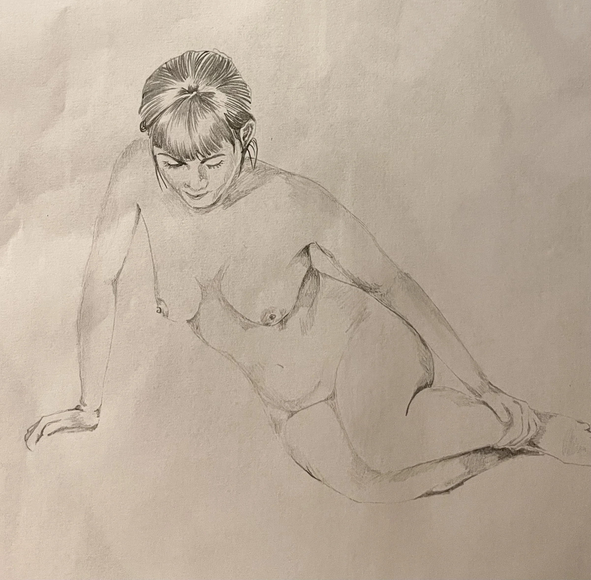 Women Body Study (graphite) - Illustration 2024