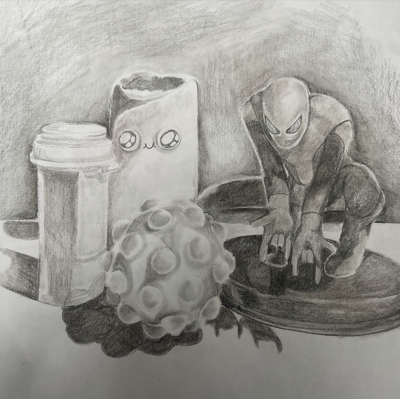 Still Life (charcoal) - Illustration 2024