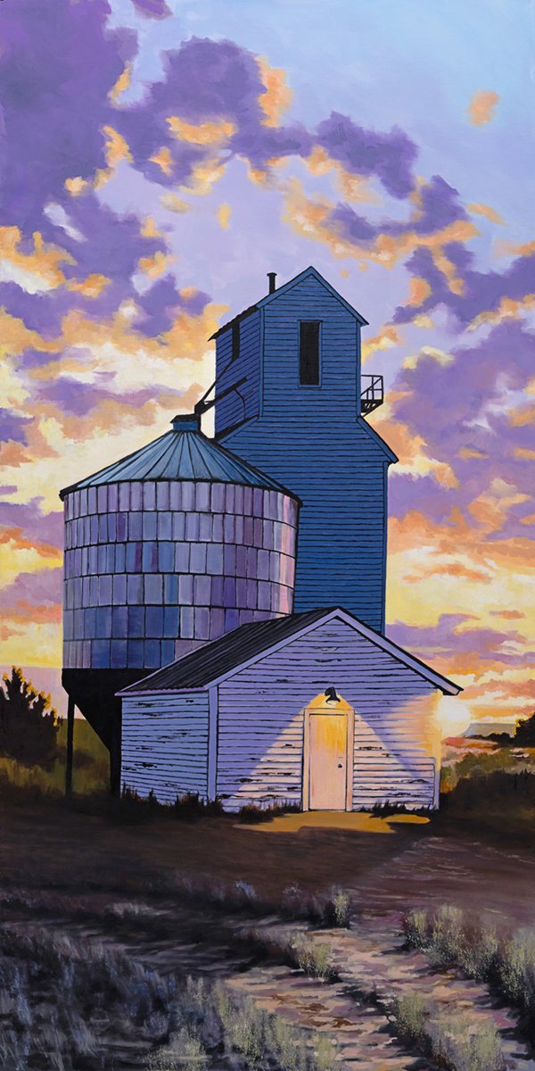 "Prairie Reliquary" 24"x48" Oil on Canvas