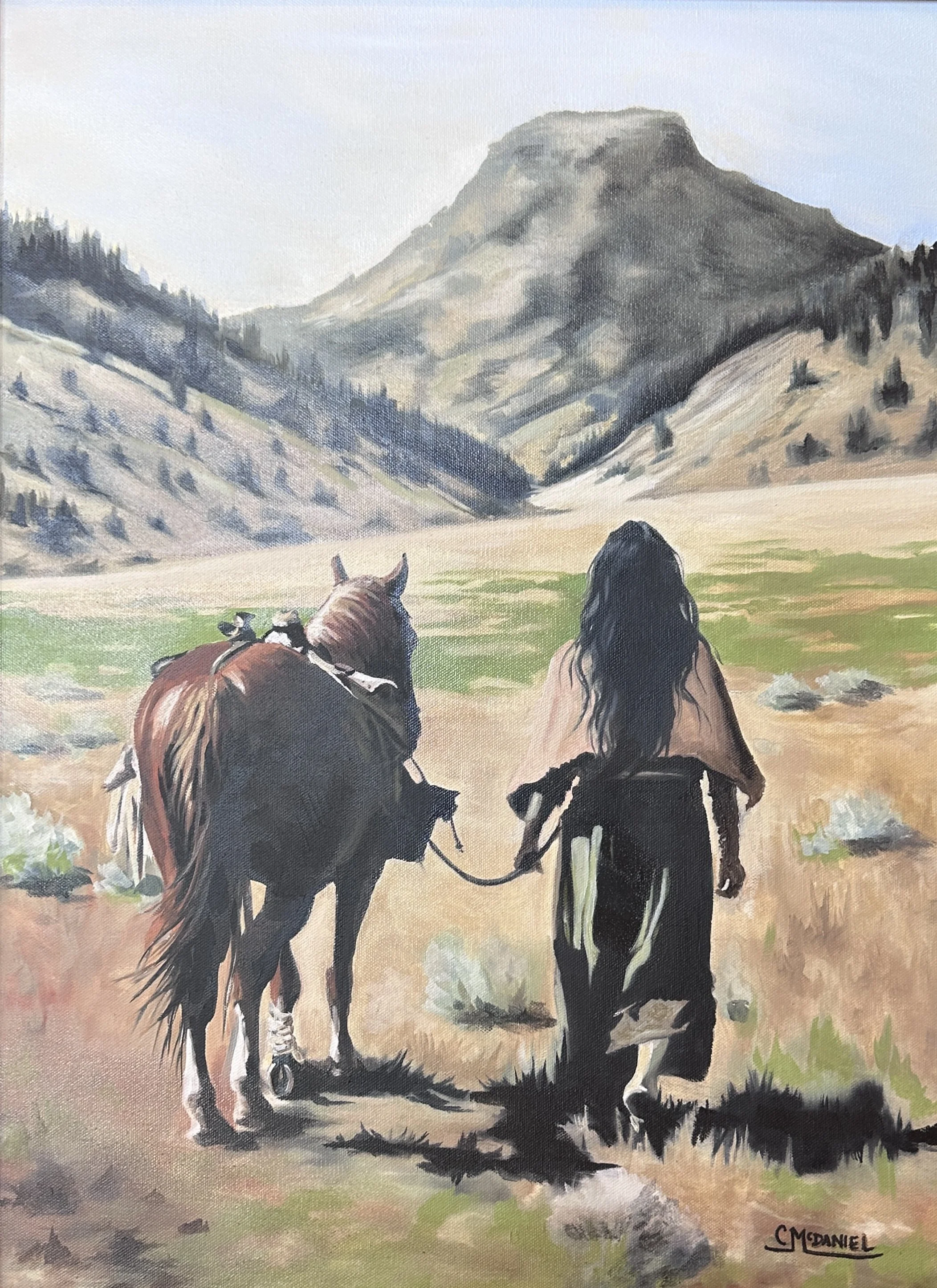 "Hobbled Journey" 18"x24" Oil on Canvas