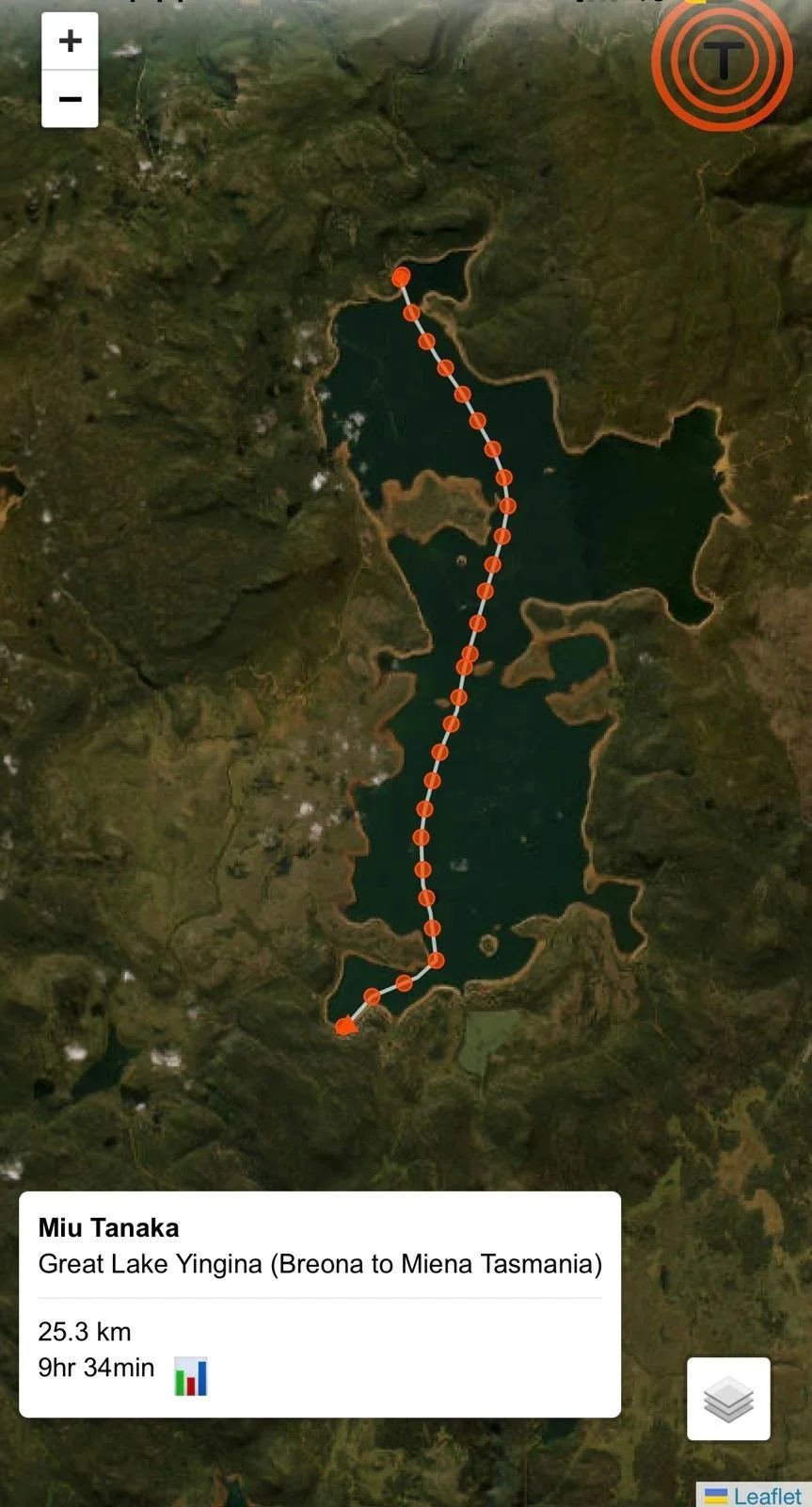 Miu Tanaka’s Great Lake Swim Ratified by Marathon Swimming Australia 