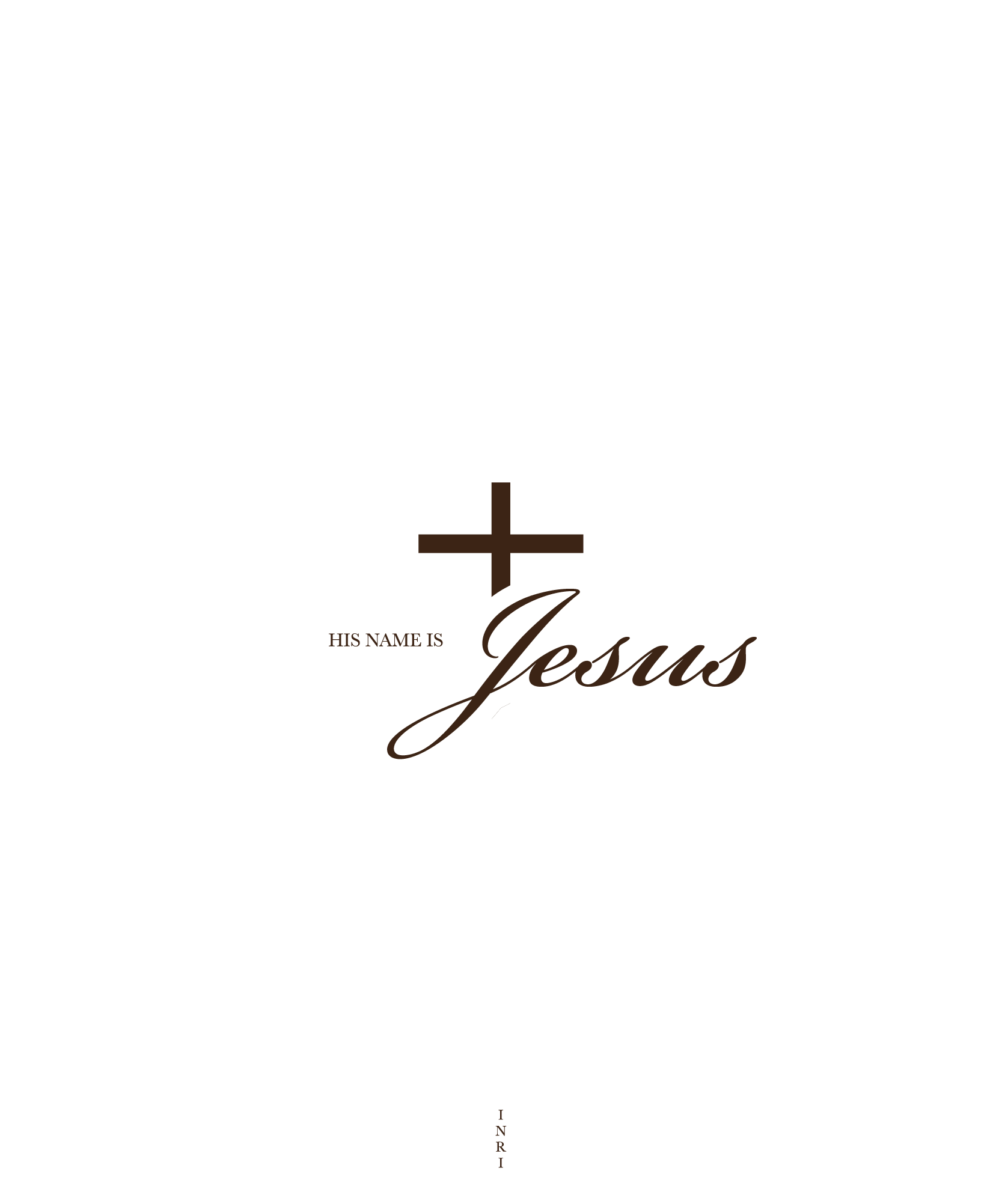 INRI | † | His Name is Jesus .PNG