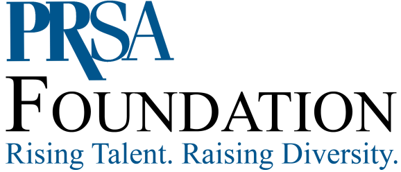 PRSA logo with the tagline 'Rising Talent. Raising Diversity.'