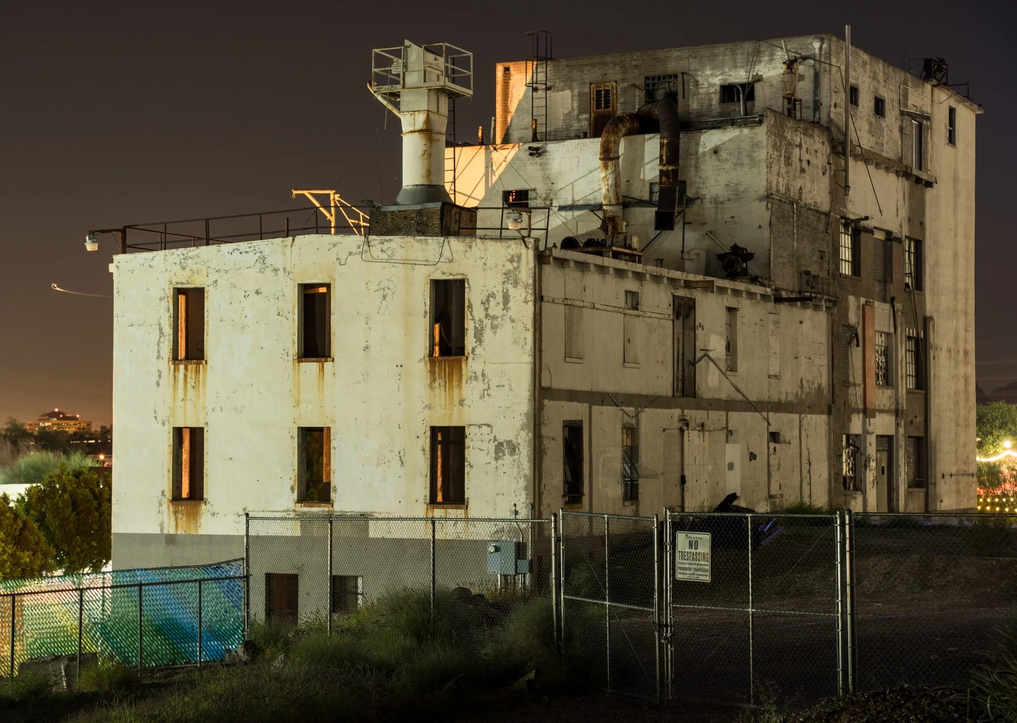 Some documentation of that giant abandoned factory on Mill Ave before they inevitably do something with it. Shots from 2018, comically high resolution viewing at my website.
