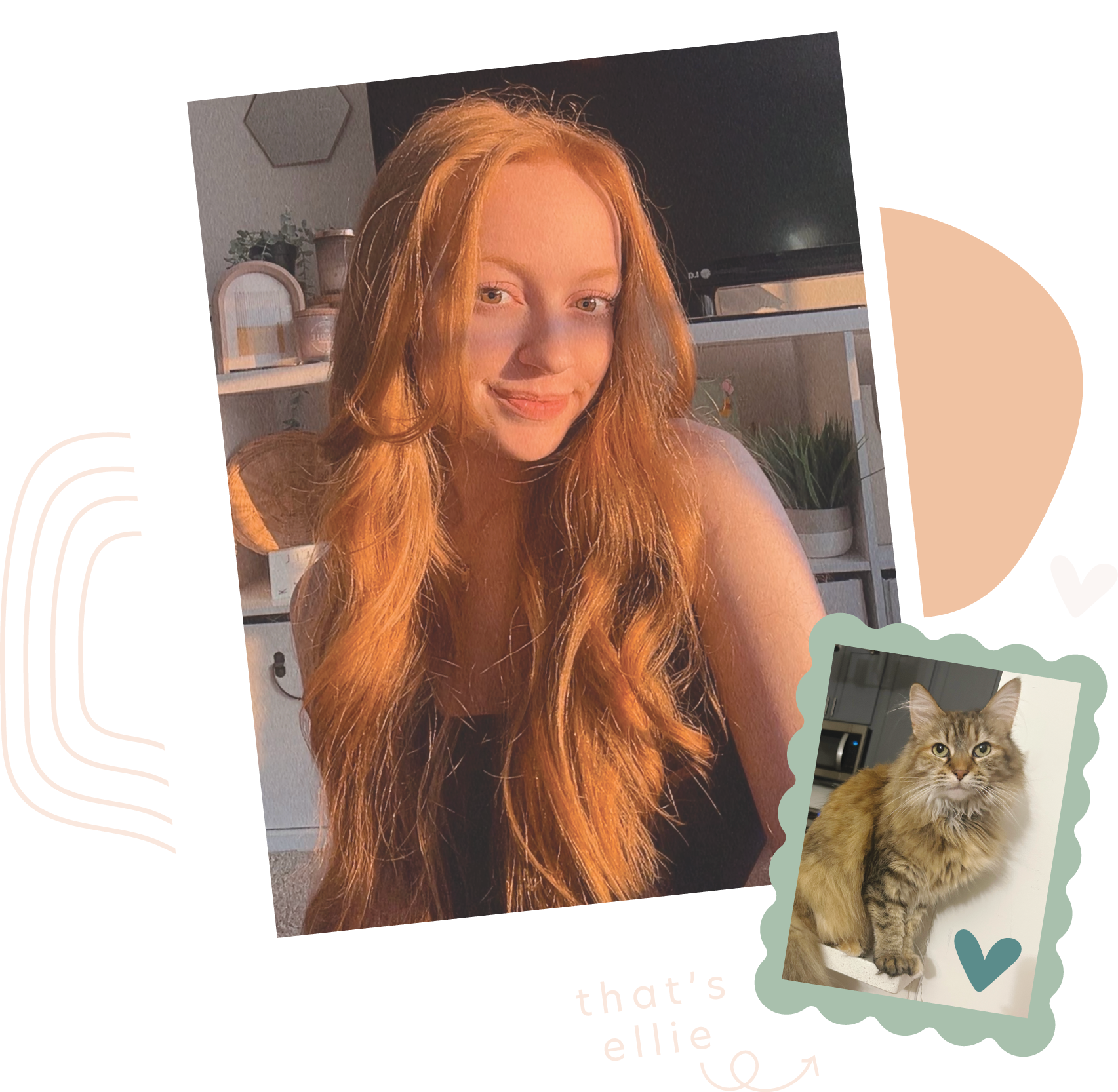 Me and my cat, Ellie!