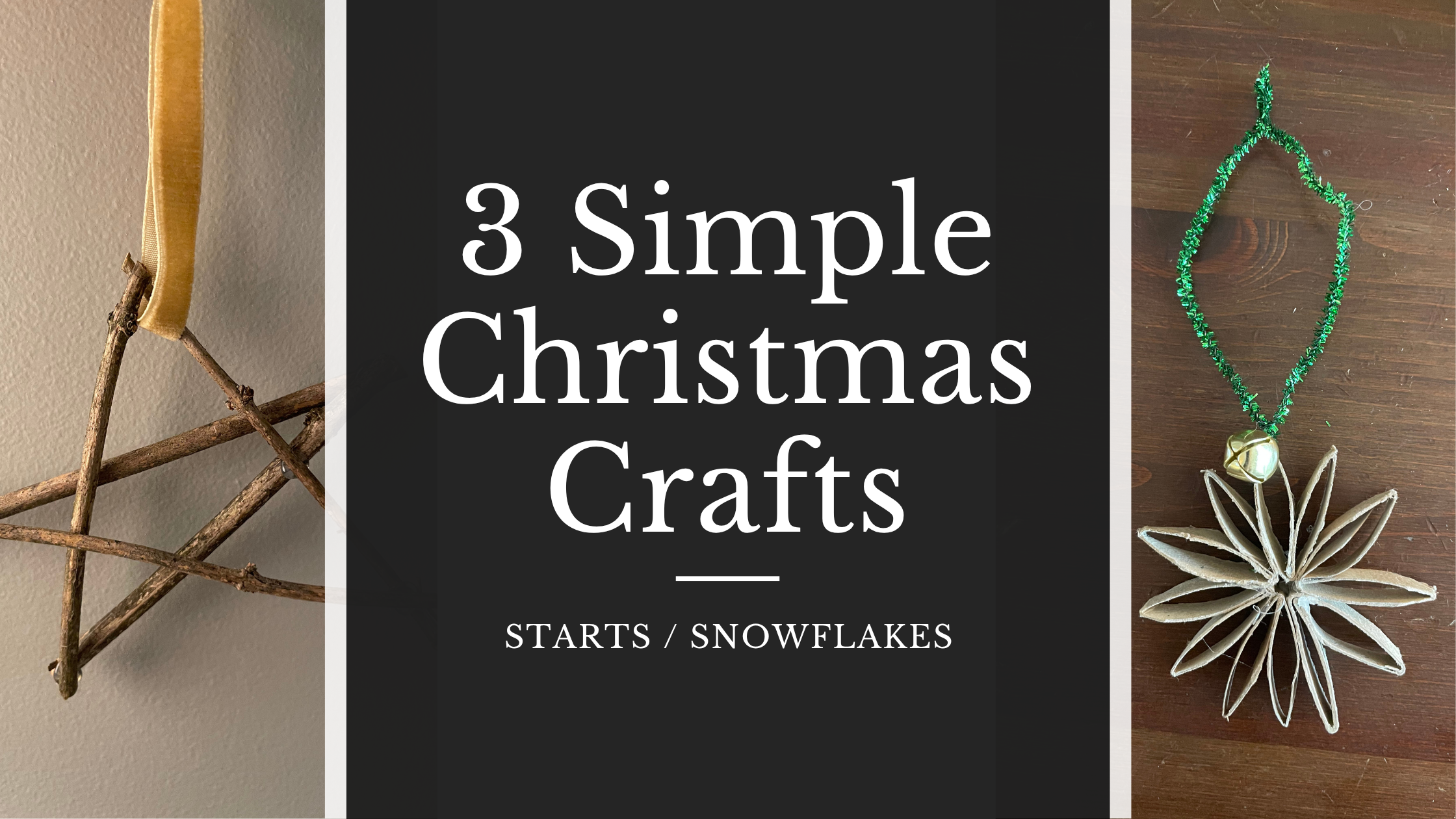 3 Simple Stars and Snowflake Craft