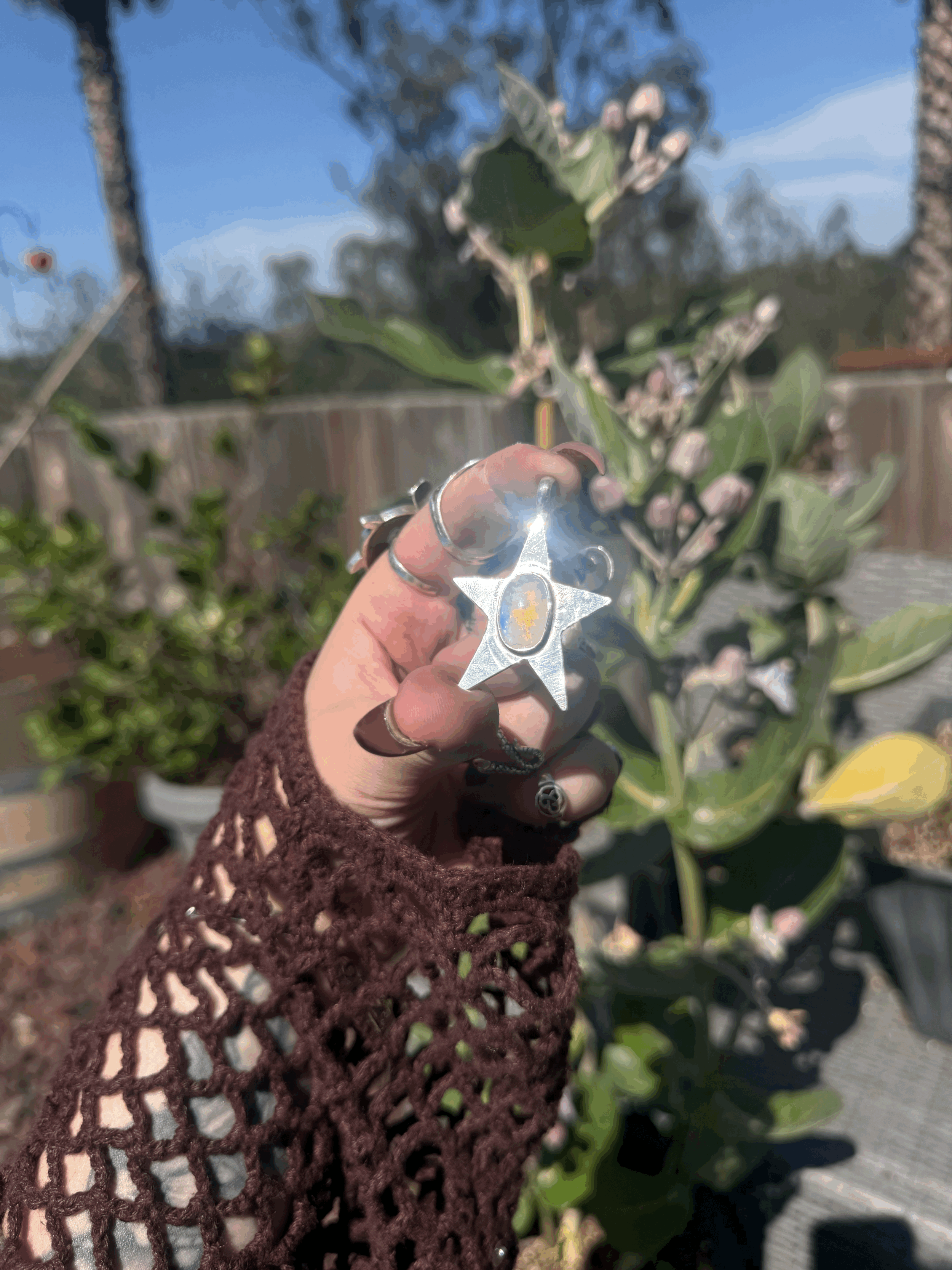 3. Mini Moonstar Pendent