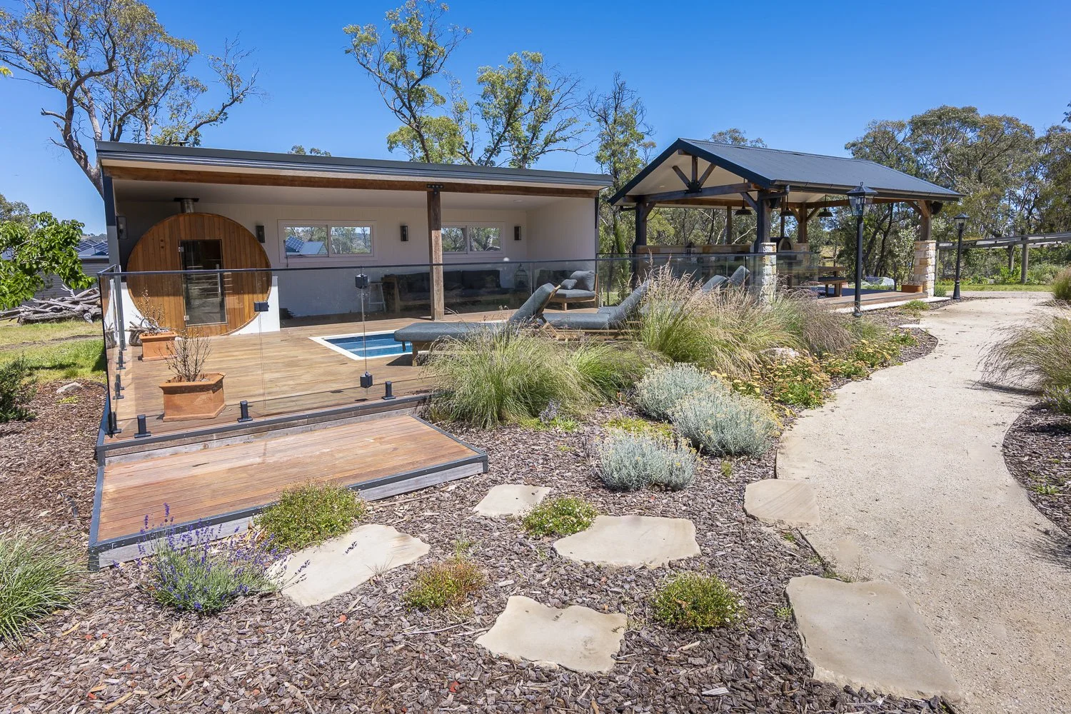 Outdoor Kitchen, Pool and Sauna