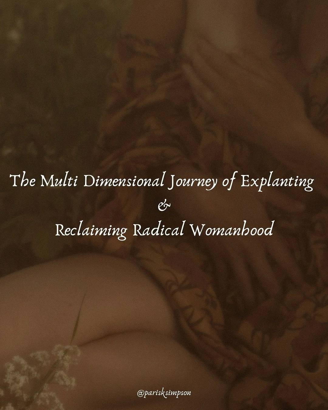 Explanting from a breast augmentation &amp; the multi dimensional journey it has been has changed the course of my life indefinitely. And I am forever in gratitude for it.