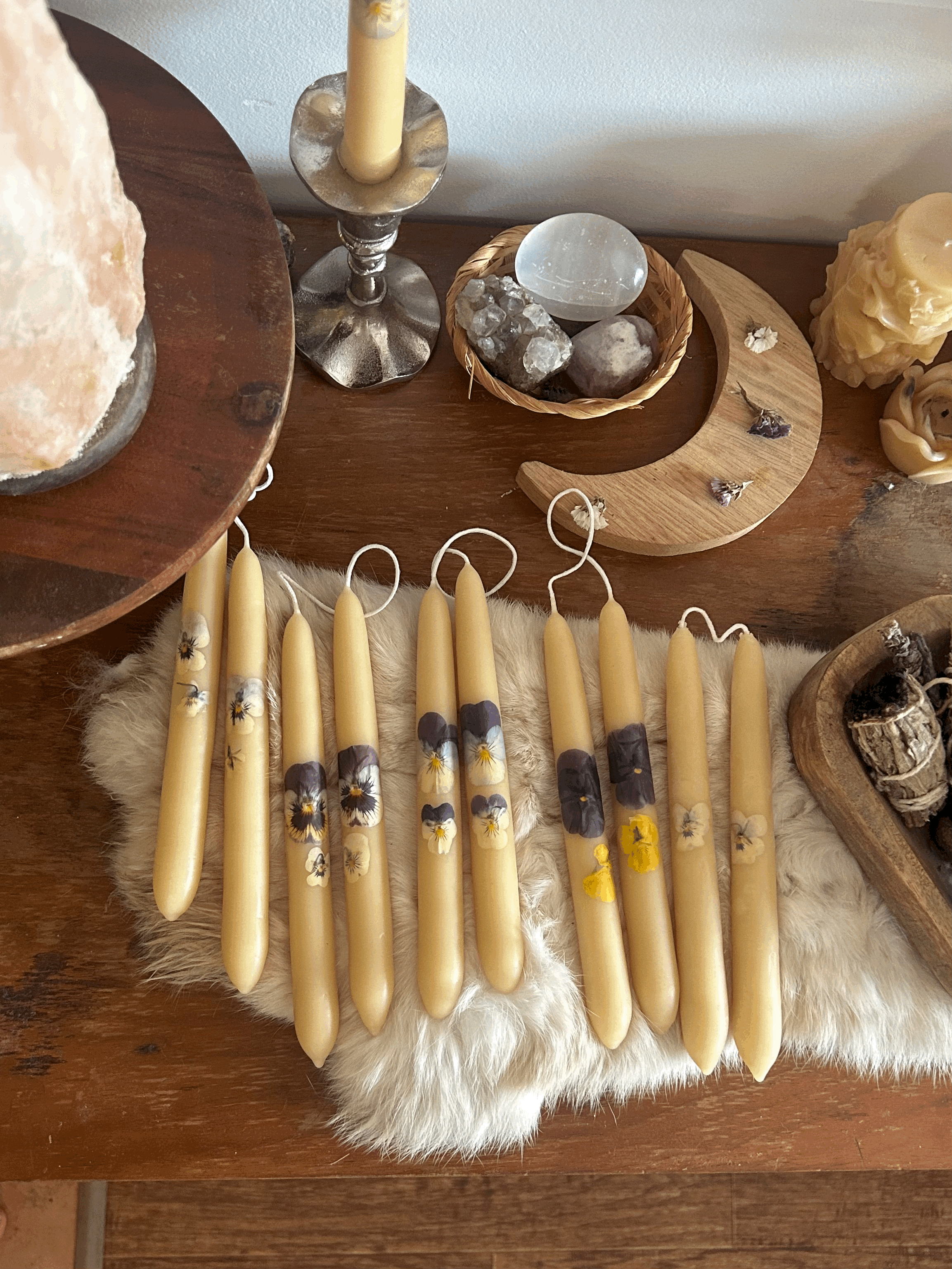 Create Your Custom Order: Bespoke Beeswax Taper Candles