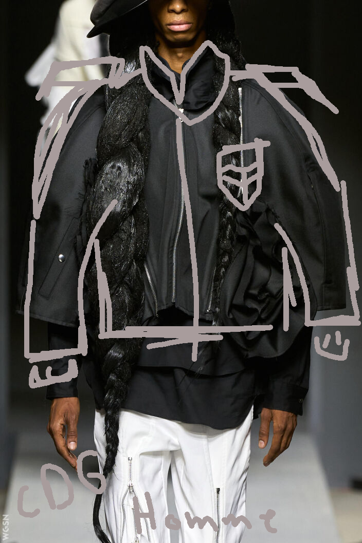 CDG HOMME Plus '26 Jacket Study