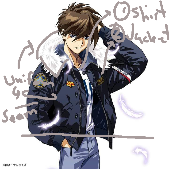 Notes from Heero's Jacket (Gundam Wing, 1995)