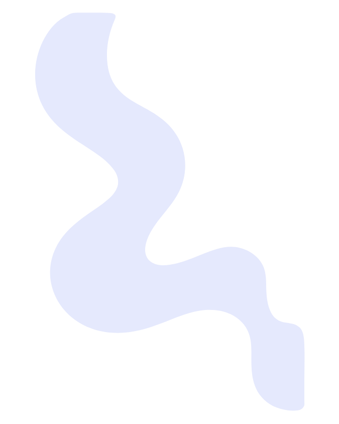 A simple illustration of a squiggly, winding river or stream against a black background.