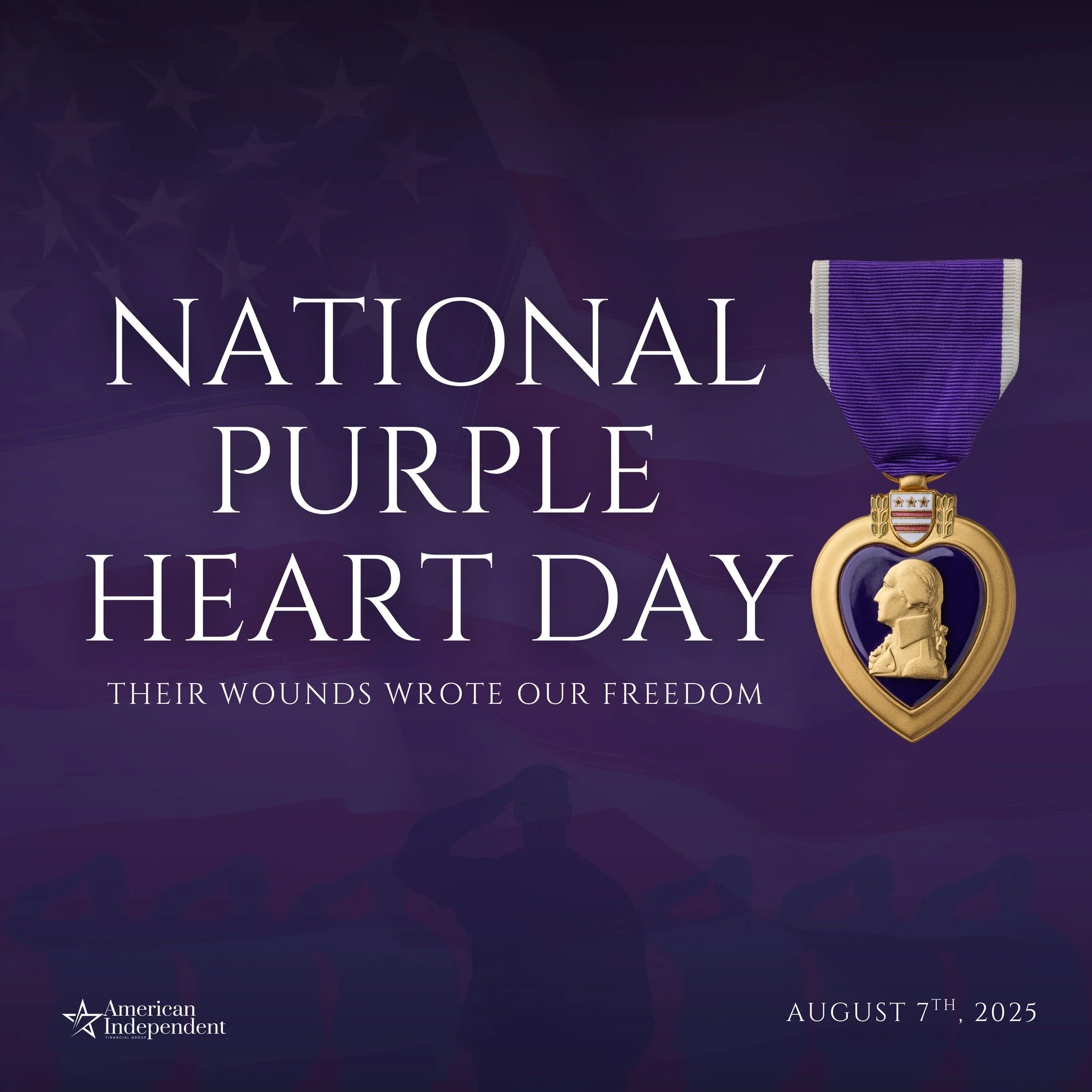 &quot;The soldier, above all other people, prays for peace, for it is the soldier who must suffer and bear the deepest wounds and scars of war.&quot; &mdash; Douglas MacArthur

Today, on National Purple Heart Day, we honor the brave men and women wou