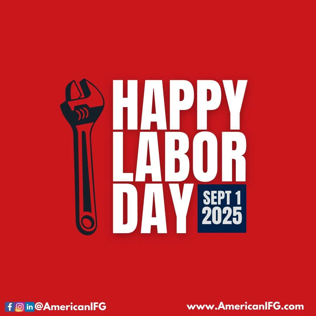 🇺🇸 We&rsquo;re proud to serve entrepreneurs, small business owners, employees, and retirees who embody the spirit of American enterprise every day.

Wishing you and your family a safe, restful holiday.

#LaborDay #AIFG #AmericanIndependent