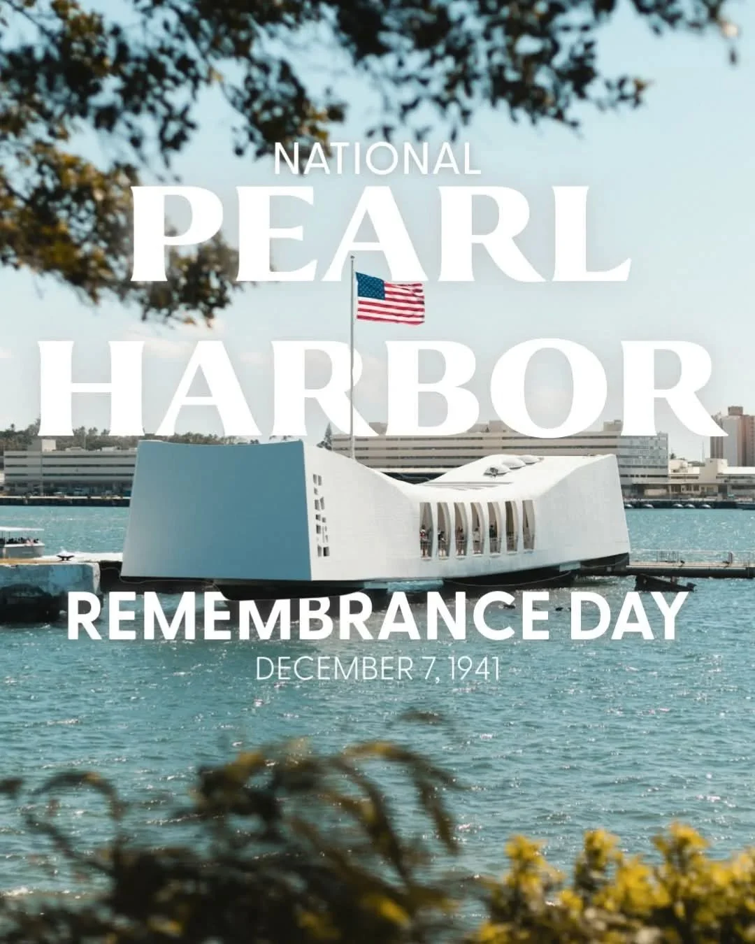 Today we reflect on the valor shown at Pearl Harbor.
The courage of those brave men and women in the face of fear is remembered still. We honor the sacrifices they made for our freedom.

May their memory inspire gratitude in all of us. We will never 