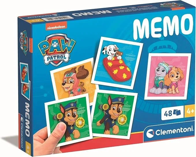Het Clementoni Paw Patrol Memory spel helpt kinderen vanaf 4 jaar spelenderwijs hun geheugen en concentratie te ontwikkelen. Leuk voor het hele gezin!