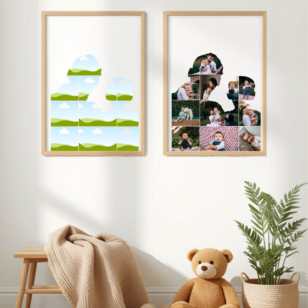Silhouet Liefde - Vader en zoon