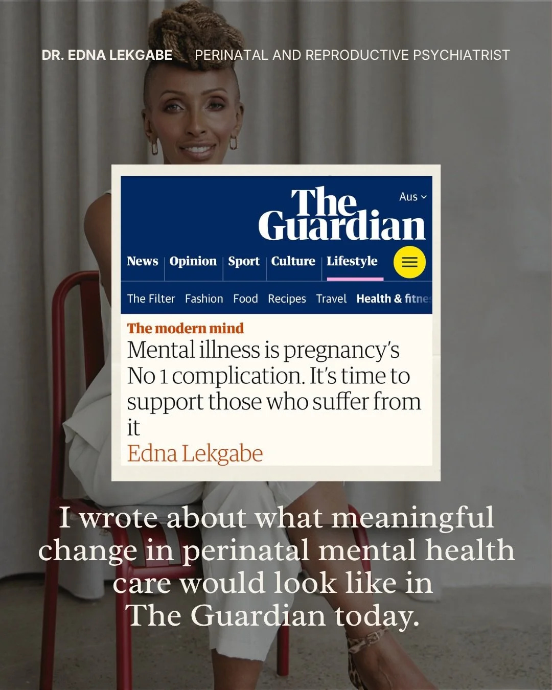 &ldquo;I thought I was just a bad mother.&rdquo;

I hear some version of that sentence every single week in my consulting room and I want all mothers to know that this is not a character flaw or a personal failing, but rather, a diagnostic failure.

