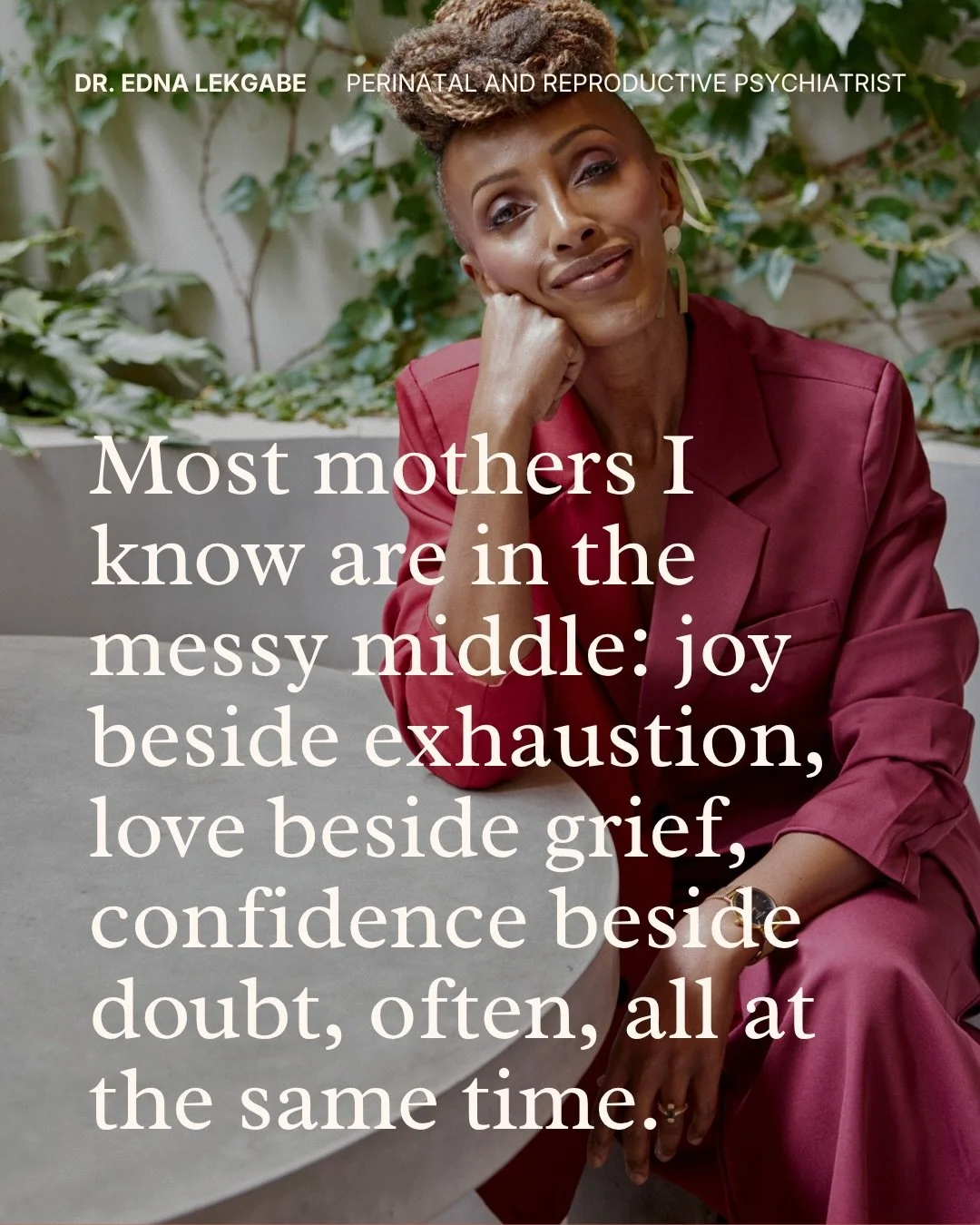 In my training, I was taught to look for what&rsquo;s wrong: the symptoms, the risks, the things that aren&rsquo;t working.

It&rsquo;s a useful lens for a lot of what I do. But it&rsquo;s a strange one to bring to matrescence, to becoming a mother.
