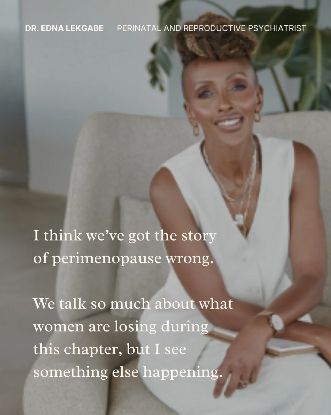 Can we talk about perimenopause?

Because so much of what gets said about this stage is kind of doom and gloom, like the whole thing is just a slow goodbye to who you used to be.

And look, the symptoms are real: the 3am wake-ups, the word that won&r