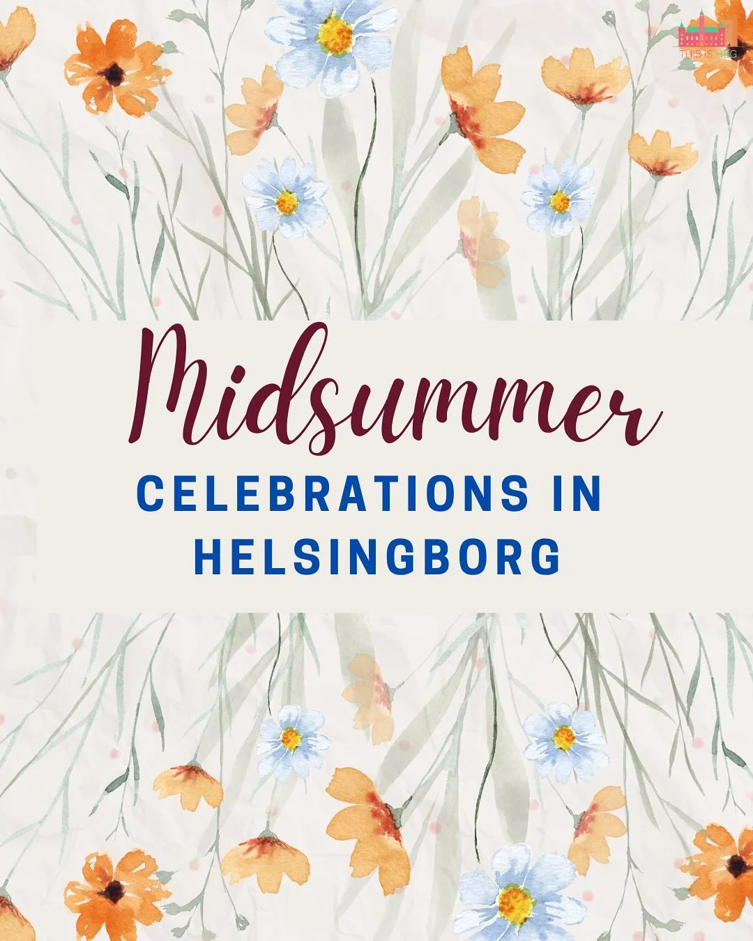 Midsummer celebrations in Helsingborg 🌸🌼

Want to see how Midsummer is celebrated in Helsingborg? Head to these public celebrations.

🌸 Sofiero : Singing, games and dancing. Park opens at 10 but celebration starts at 12. Tip : Head there early to 