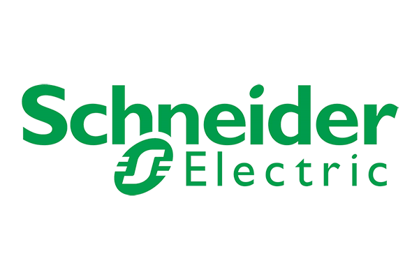 Logo vert de Schneider Electric avec le texte 