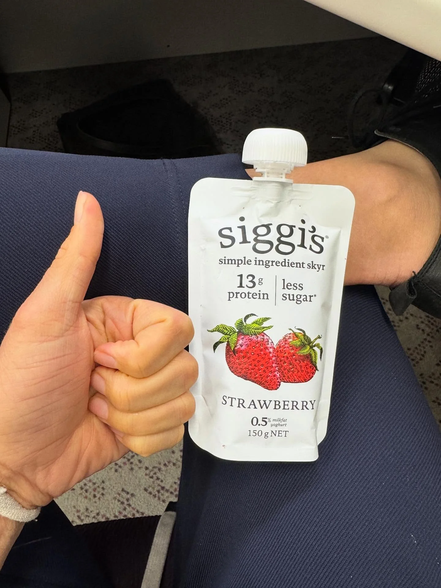Squeezy yogurt of choice

@siggisaustralia @siggisdairy is the top yoghurt to choose when it comes to pouches (and tubs)

- real ingredients - proper strawberry!
- great source of protein and calcium
- great ethos from the brand re natural ingredient