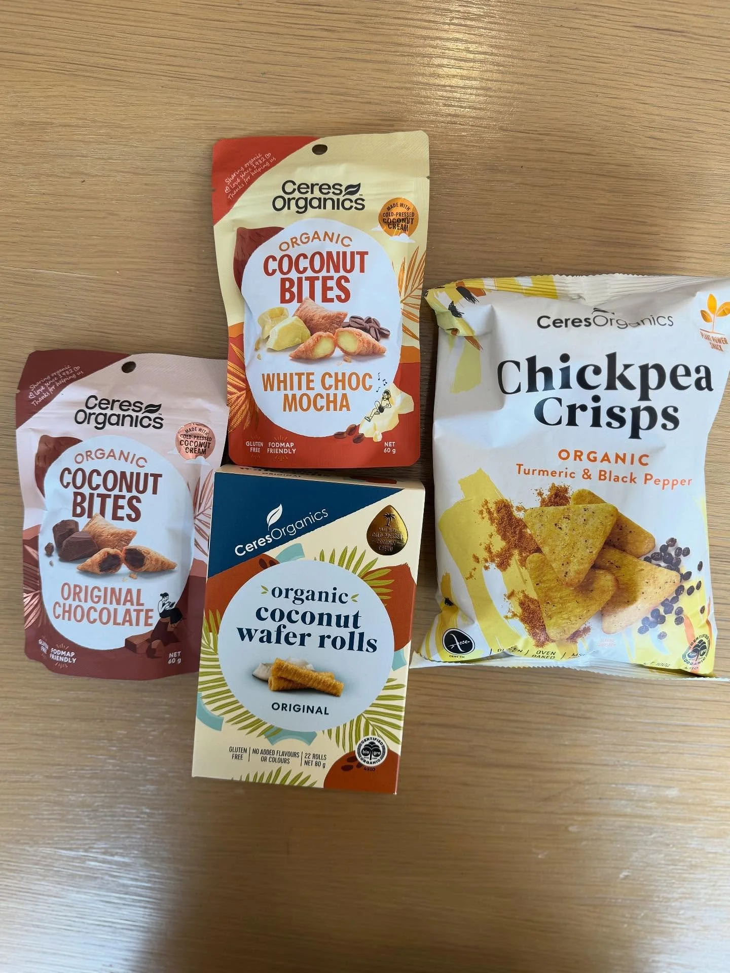 @ceresorganicsau is a brand you can trust! 

Crackers, treats, snacks etc - if you see their products you can be rest assured they&rsquo;re made with quality ingredients 

This week I tried these recent snacks - yum. 

#snacks #dietitian #dietitianap