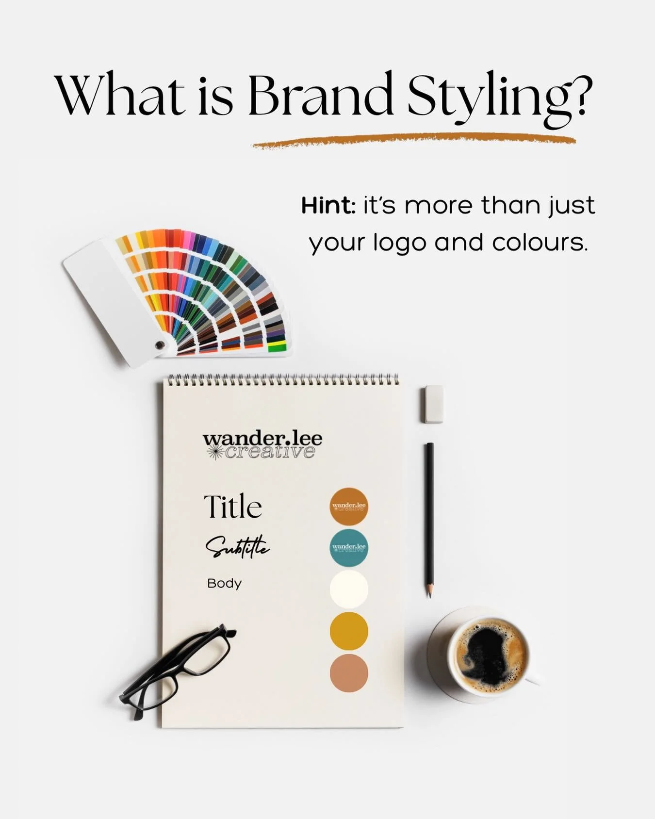 So you&rsquo;ve got a logo and some brand colours&hellip; but the vibe across your socials and marketing still feels a little - scatter brained? 😵&zwj;💫

Brand styling is the magic that pulls everything together.🪄💫

It&rsquo;s not just the logo &