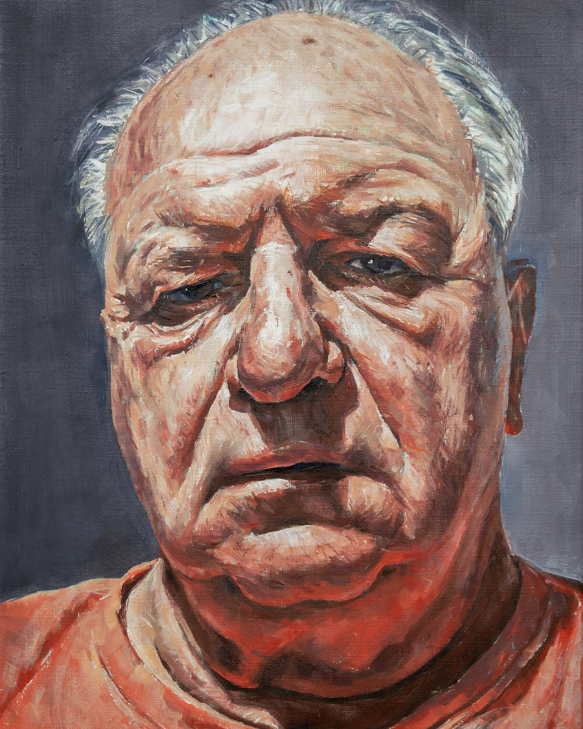 "Sullen"
Oil on canvas | 30cm x 40cm | January 2025
