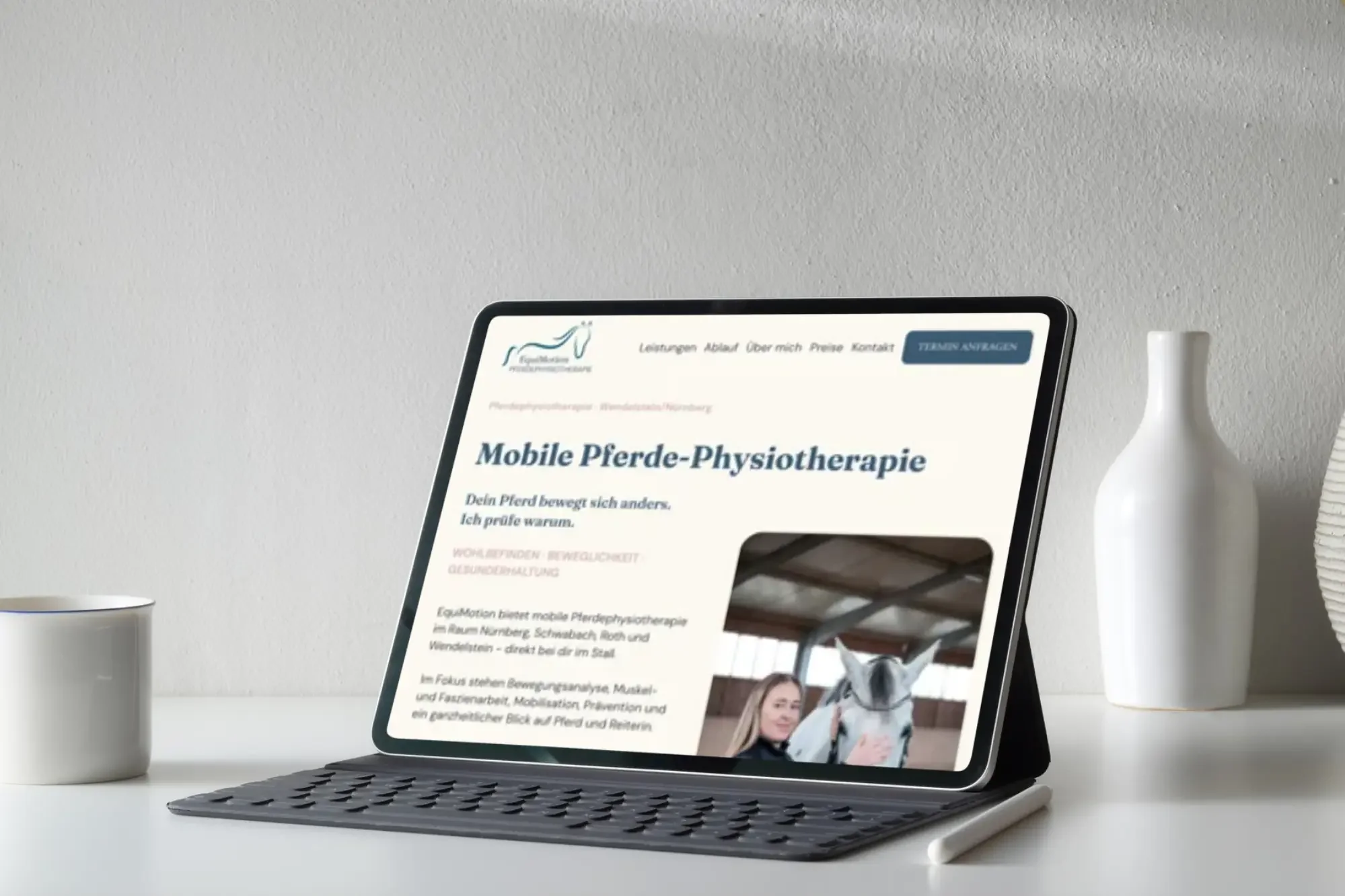 EquiMotion Pferdephysio - Webdesign mit Fokus auf SEO.GEO-Struktur Zürich & Remote