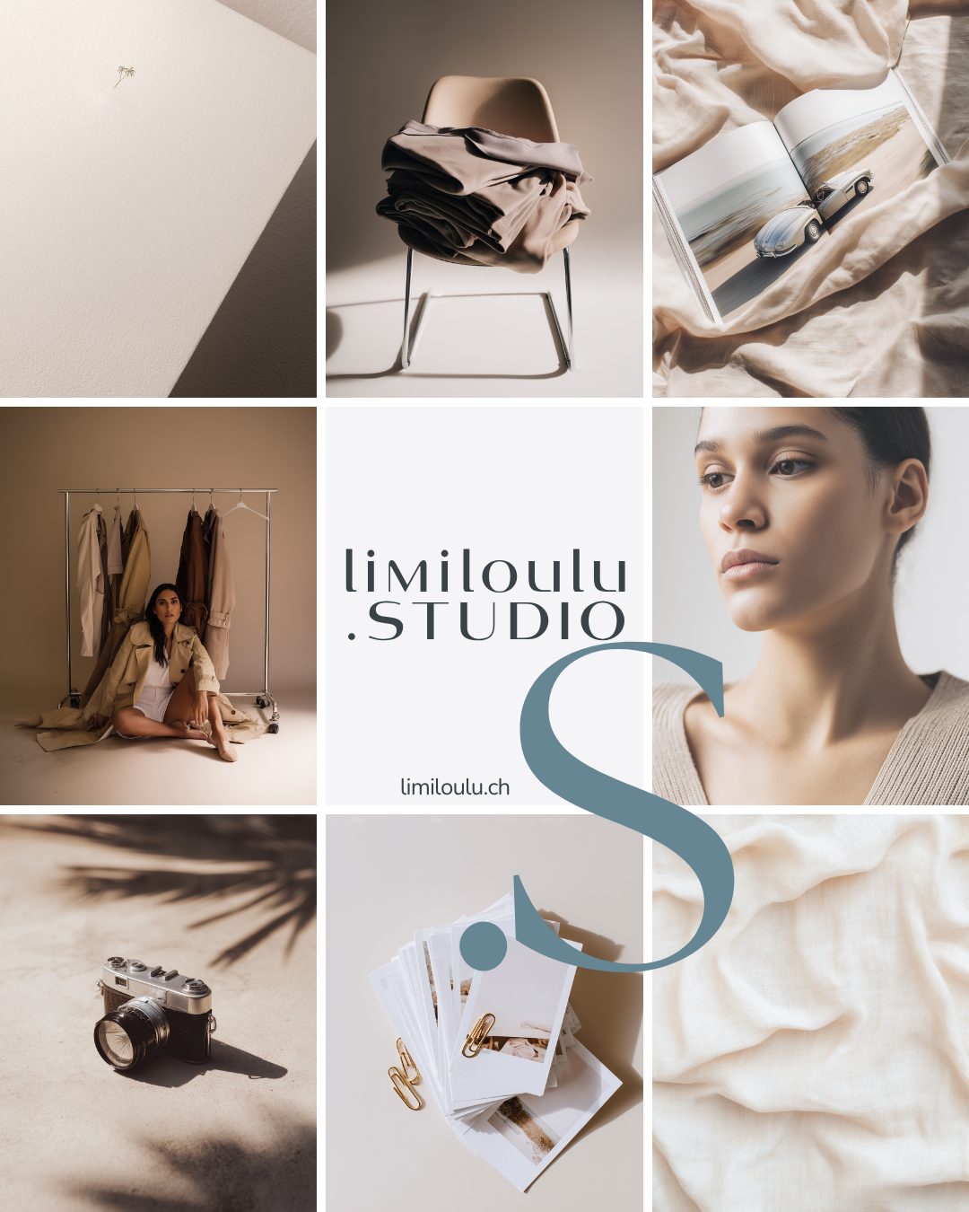 Cover der limiloulu.STUDIO Cocoa Browns Collection mit warmen braunen und neutralen Motiven