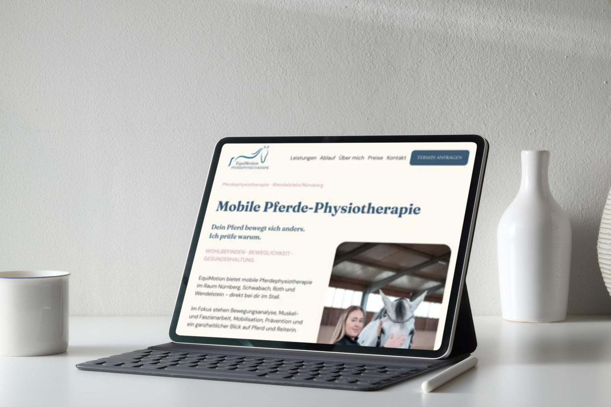 WEBDESIGN | EquiMotion Pferdephysio, Wendelstein