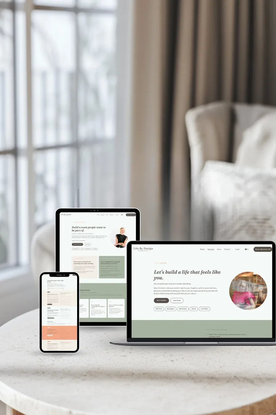 WEBDESIGN | LifeByDesign Life & Self-Relationship Coaching · Zurich